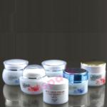 Skin Care Cream Opal Glass Cream Jar LAS-01391