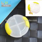 Slide Pill Box--4 grids cute pill boxes TM09018A