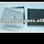 Slim transparent jewel case CD .