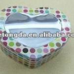 small heart-shaped tin can for gift(WZ5582) WZ5582