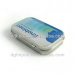 small pills mint metal box with hinge OB080050015