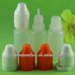 small plastic bottle with lids,10ml PE plastic dropper bottle childproof&amp;tamperproof cap,long thin tip for glue RT-PE-10ML