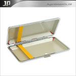 Small rectangular metal box hinged lid JPB-0411