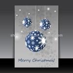 snow flower 3d handmade christmas cards print