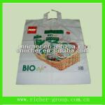 soft handle bags with printing for shopping J-035