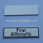 soft pvc nameplates with 3M sticker adhesive Bestpins-nameplate-0926310