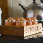 Solid Wood 1/2 Dozen Egg Tray SX91