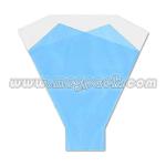 Special shape disposable floral sleeve for rose MB003