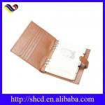 spiral designer leather cover diary SHCD-NB-111