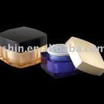 square acrylic cosmetic cream jars HT-20, HT-30