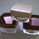 Square Shaped Acrylic Cosmetic Cream Jar FY-A04c