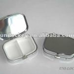 Square shaped pill box, decorative pill boxes, pill box B325