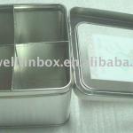 Square tea tin/4-room tea tin/multi-room tea tin T013,4387