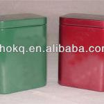 square tea tin/square coffee tin box TB006