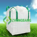 Square woven bags with four cross corner loops for flour transport ZB-F008