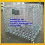 stackable nestable container with mesh cover Selective