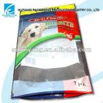 Stand up feed products zipper pouch with window packaging K133