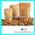 stand up kraft paper bag with zipper BHA-PB128