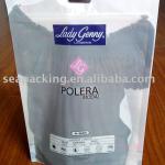 Stand up plastic packaging bag with zipper JF-U