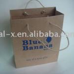 Stock item paper carrier bag, shopping bags food grade packaing. zxg-298