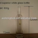 Superior White Glass 750ml vodka bottle 750ml vodka bottle