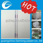 Supply all kinds of watermark paper, 100% cotton paper with security thread watermark cotton paper-66