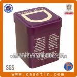 Tea/coffee tin box with cover inside BDD-0188