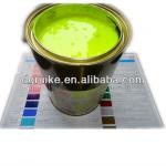 textile printing water slurry plastisol ink (fluorescent effect),green color CHJT-1804-R