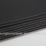 thick coated duplex black cardboard paper YS-JZ