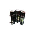 Three Bottles Leather Wine Box S-RW-021