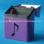 Tin cigarette case with plastic hinge RG928 tin box