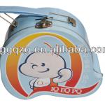 tin lunch box with lock and key GQ-040