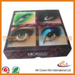 Top popular color printed cosmetics box CWC706