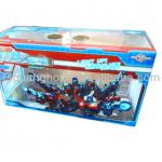 Transparent Chrildren Playing War Game PVC Display Box GB104 GB104