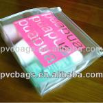 Transparent PVC Cosmetic Bag with zipper pvc cosmetic bag