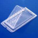 Transparent Sandwich Wedge Box D011