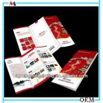 Tri-folded printing brochure &amp;Leaflets MMA105