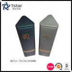 Triangle high-end wine tin box gift packaging M071A-78x70x285mmh