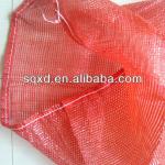 Tubular mesh bag for vegetable and fruits with knitting or leno or raschel or tubular way for onion nylon cotton packing XD-0004