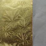 UK aluminium foil embossed newsprint wrapping paper EP-25