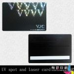 uv spot and laser card 05554