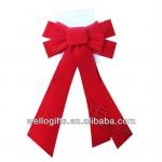 Velvet pre-made ribbon bow RB-12457