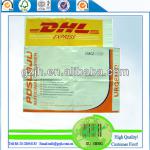 water-proof plastic envelope printing, self adhesive flap, DHL JH-P-008