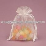 wedding decoration -cheap plain organza drawstring bags LG-WY