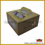 wedding paper cake boxes with window WHCB-001