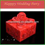 wedding party candy box, wedding favour mini cake box OMA--A00130