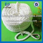 white 3 strands twisted nylon rope, nylon marine rope LT000R0012