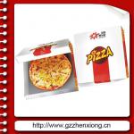 white corrugated paper pizza box packaging ZX1015