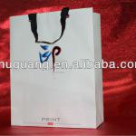 White Kraft Paper Bag with Colorful Stamping SGY113