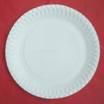 white paper plate JS-1059